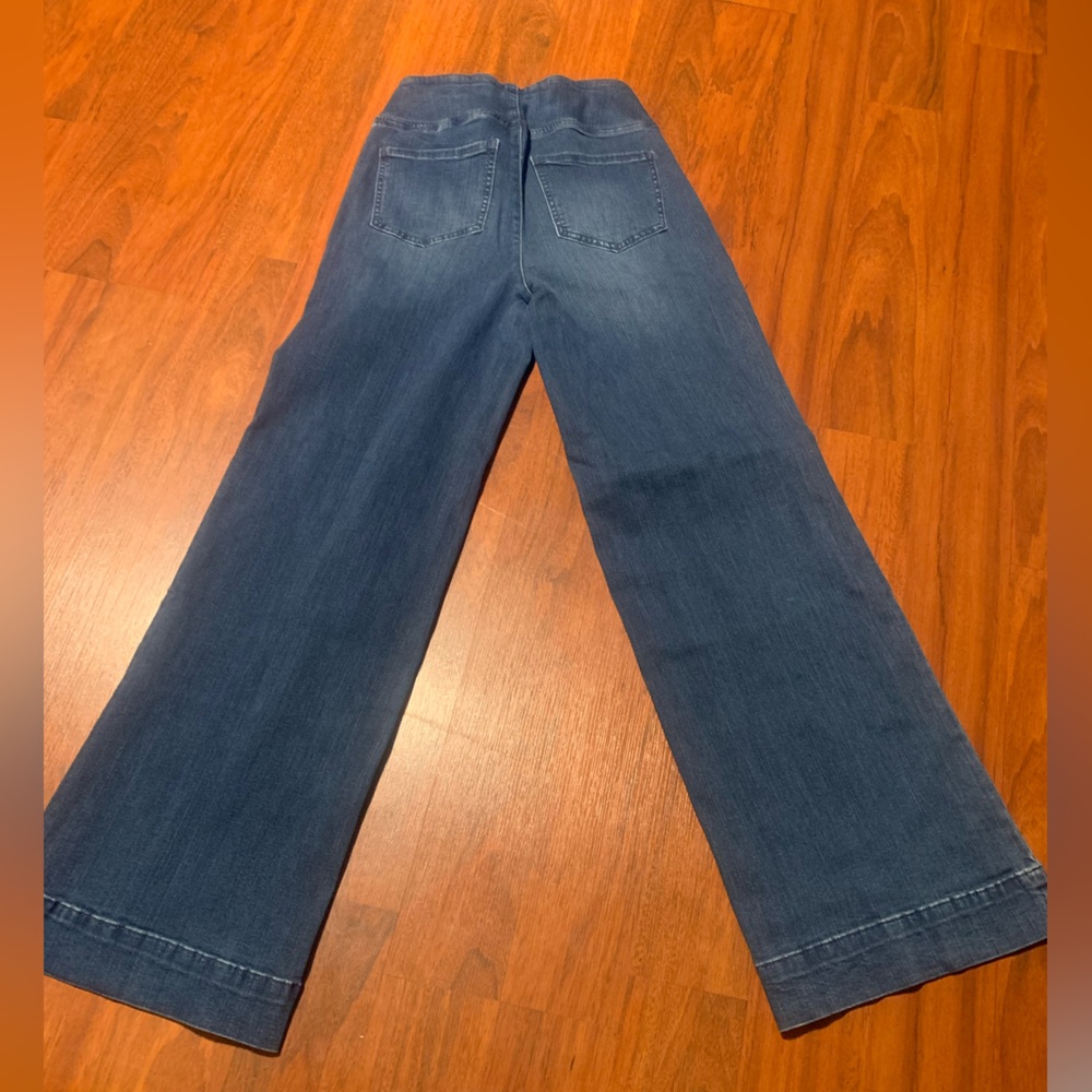 Belle Wide-Leg Jeans in Dark Indigo - Picture 2 of 3